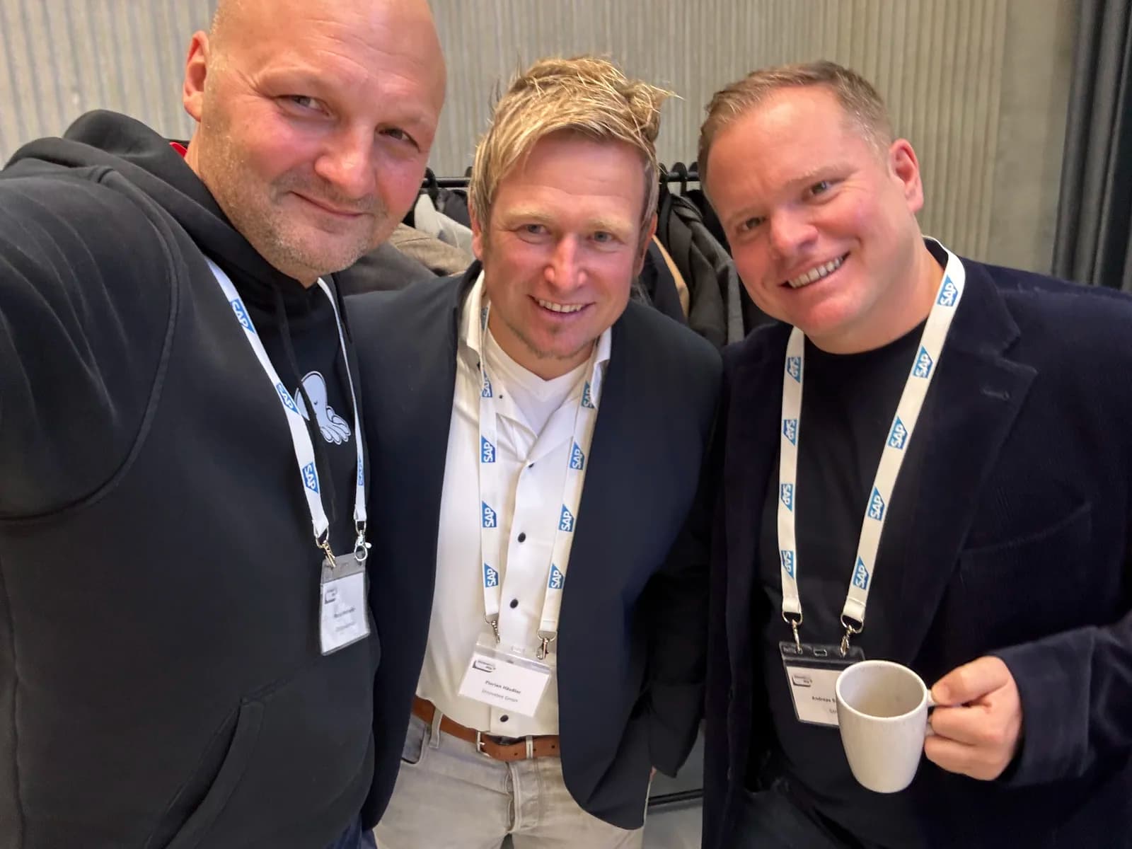 923b im Austausch mit Kunden und Partnern auf einem SAP-Event