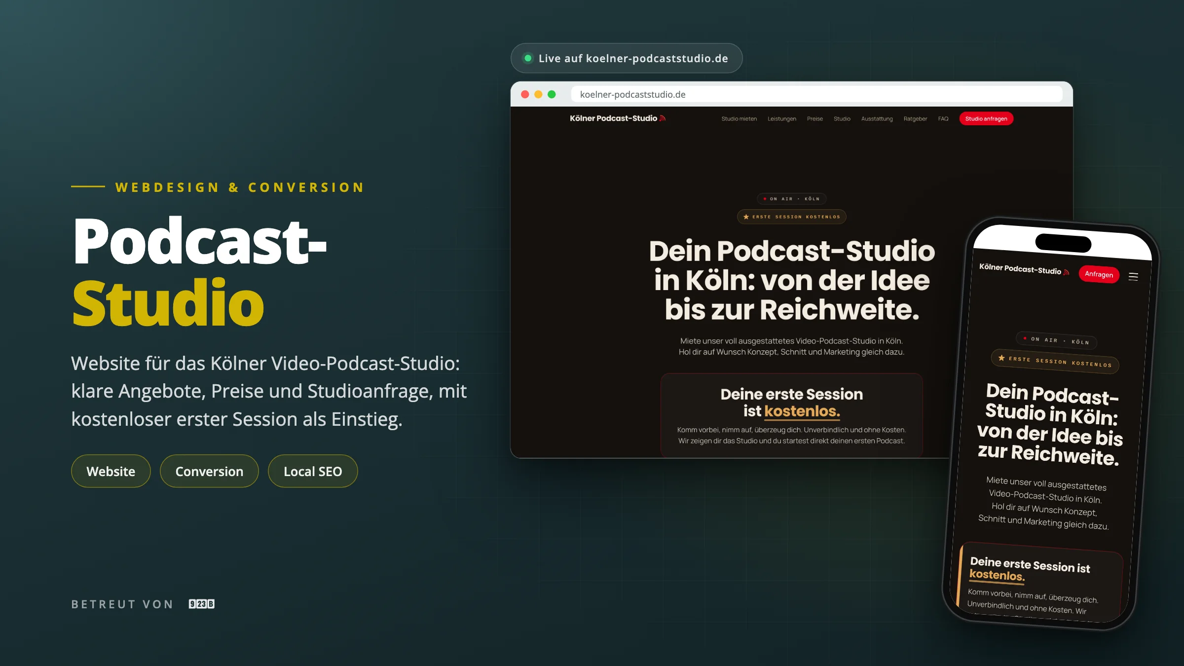 Kölner Podcast-Studio